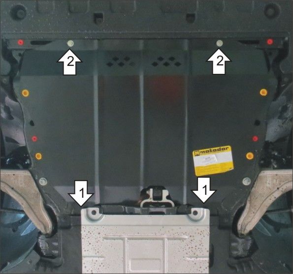 Защита Мотодор для двигателя и КПП Ford Mondeo седан 2015-2026. Артикул 00755