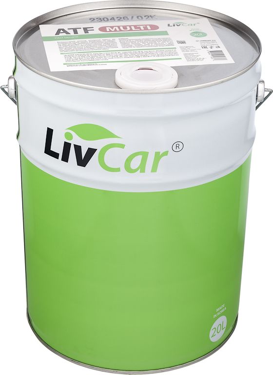 Жидкость трансмиссионная   LivCar MULTI ATF (20л). Артикул lc0405atf-020