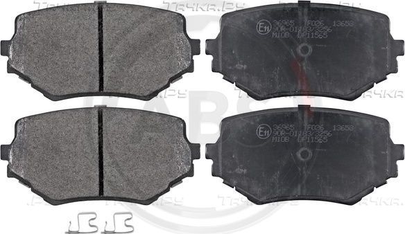 Тормозные колодки ABS. Артикул 36965