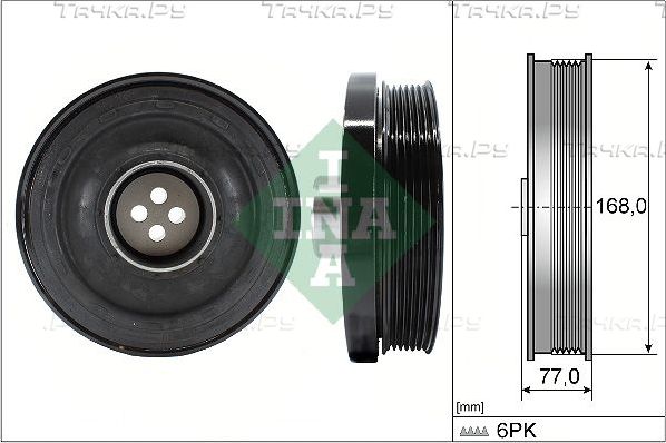 Шкив коленвала Ina для BMW X3 I (E83) 2007-2011. Артикул 544 0130 10