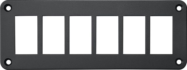 Панель кнопок РИФ монтажная шесть отверстия. Артикул RIF22-6-0007500