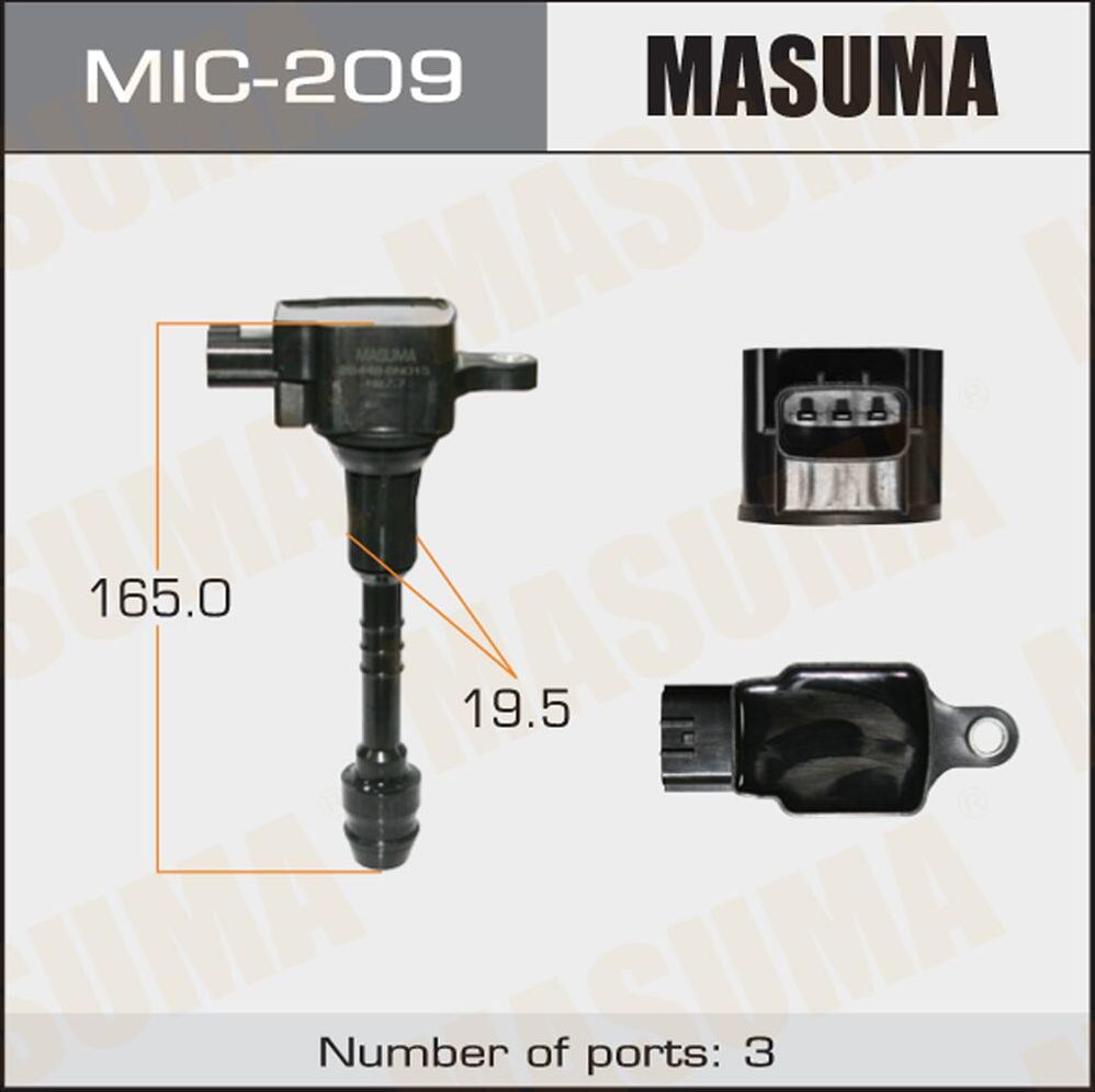 Катушка зажигания Masuma. Артикул MIC-209