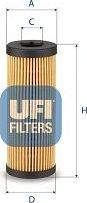 Масляный фильтр UFI. Артикул 25.269.00