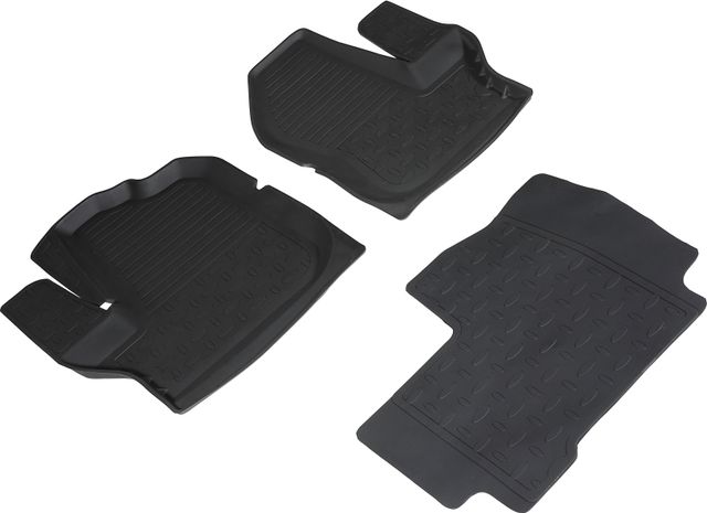 Коврики резиновые Seintex с высоким бортиком для салона ГАЗ Газель NN 2021-2026. Артикул 97642