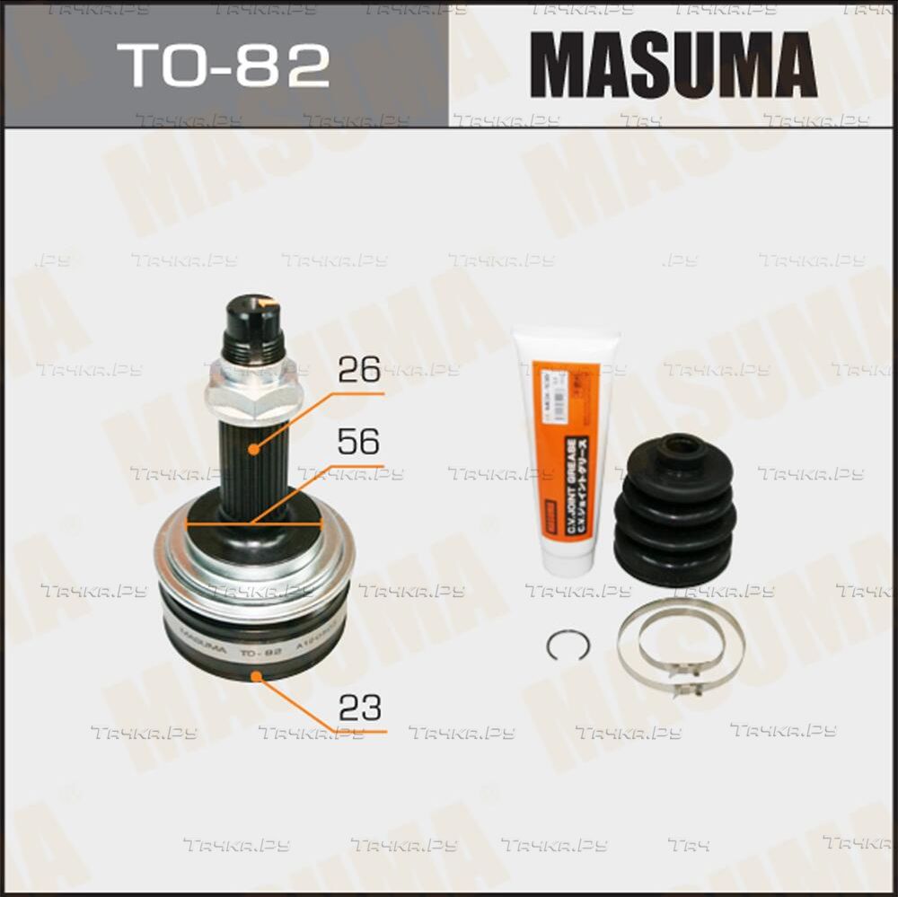 Шрус наружный (граната) Masuma передний для Toyota Ractis I 2005-2010. Артикул TO-82