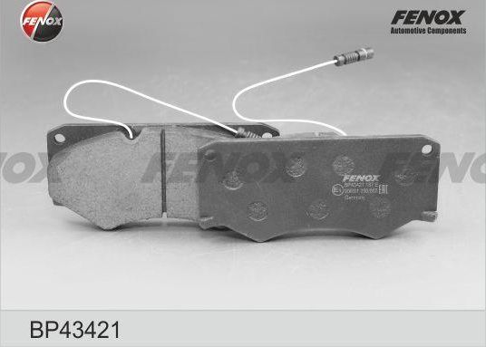 Тормозные колодки Fenox. Артикул BP43421