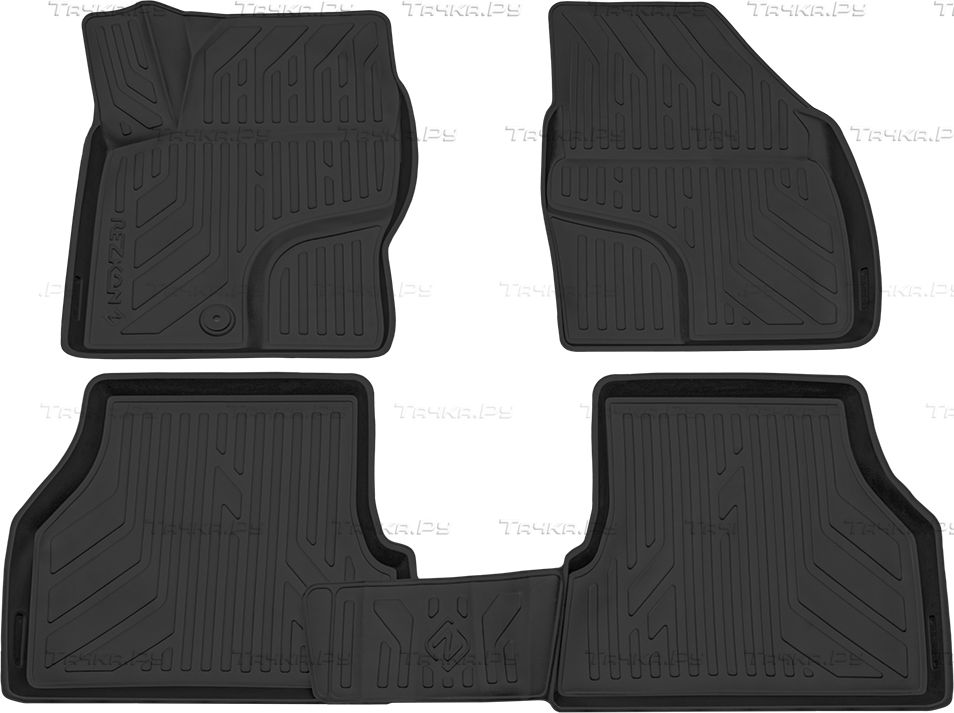 Коврики полиуретановые Rezkon для салона Ford Focus II универсал 2008-2011 . Артикул 0516010100