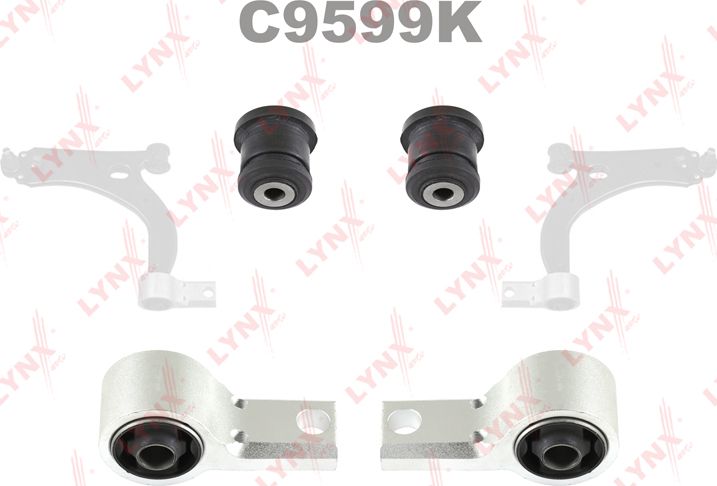 Сайлентблок переднего рычага подвески LYNXauto KIT. Артикул C9599K