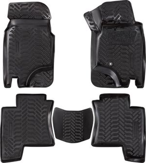 Коврики Airline 3D с высоким бортиком для салона Mitsubishi Pajero II (RHD) 5-дв. 1991-2000. Артикул ACM-PS-78