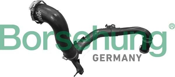 Патрубок интеркулера (в сборе) Borsehung для Audi S3 III (8V) 2012-2026. Артикул B12353