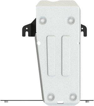 Защита алюминиевая Шериф (4 мм) для редуктора Mitsubishi Delica V 2007-2019. Артикул 14.5256