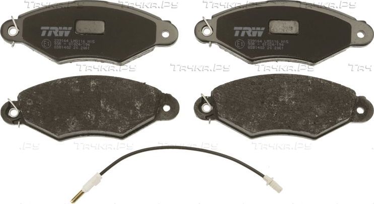 Тормозные колодки TRW COTEC. Артикул GDB1402