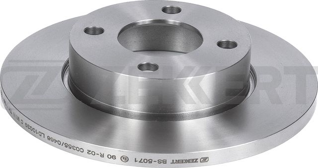 Тормозной диск Zekkert передний для Audi 90 II (B3) 1987-1991. Артикул BS-5071