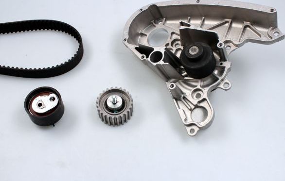 Помпа (водяной насос) с комплектом ремня ГРМ Hepu. Артикул PK10340