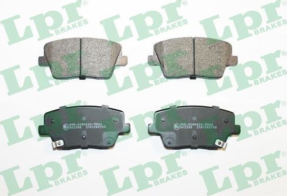 Тормозные колодки LPR. Артикул 05P2142