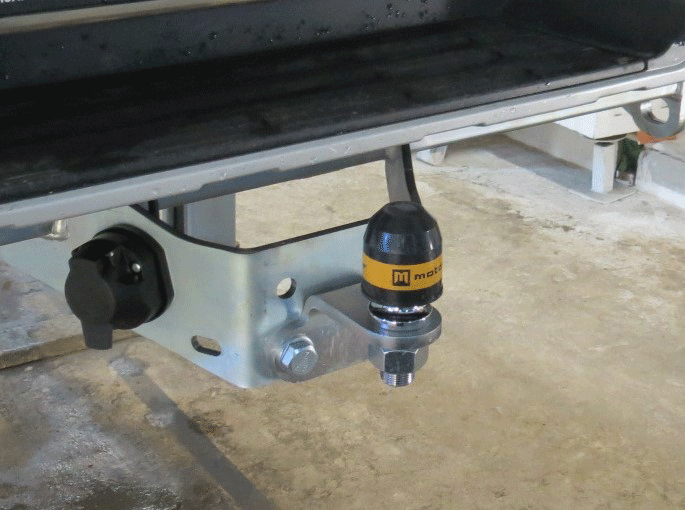 Фаркоп Мотодор оцинкованный для Mitsubishi L200 V 2015-2026. Фланцевое крепление. Артикул 91301-FE