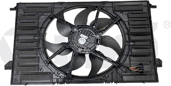 Вентилятор радиатора двигателя Vika. Артикул 91210728601