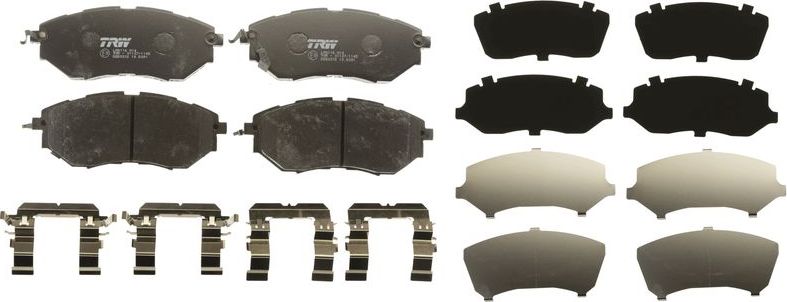 Тормозные колодки TRW COTEC. Артикул GDB3372