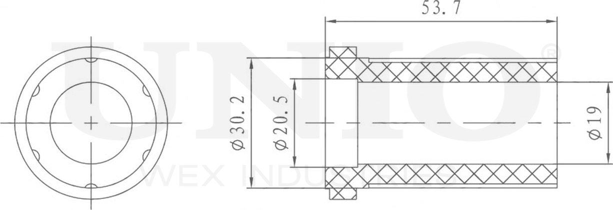 Втулка рессоры (Unio). Артикул RMP-10059