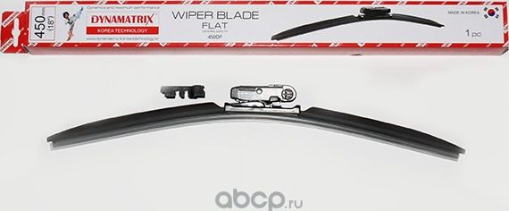 щетка стеклоочистителя бескаркасная Multiclip (пластиковая упаковка) (Dynamatrix-Korea). Артикул 450DF