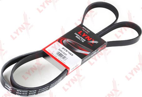 Приводной ремень поликлиновой LYNXauto для Kia Spectra II 2005-2006. Артикул 5PK1840