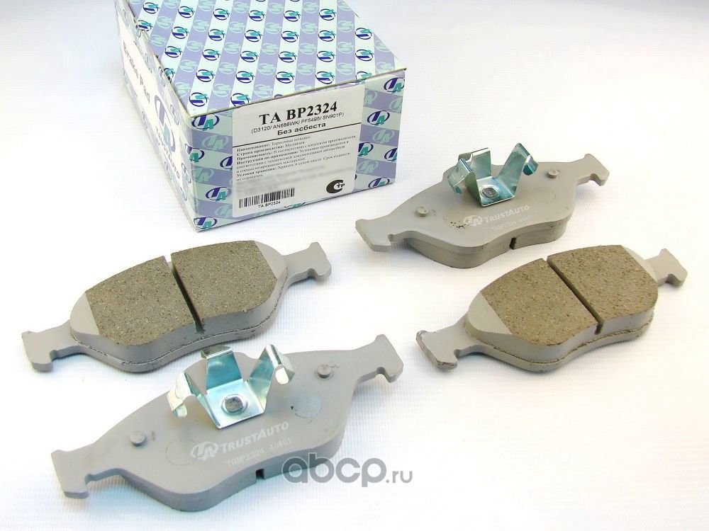КОЛОДКИ ДИСКОВЫЕ (Trustauto). Артикул TABP2324
