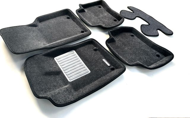 Коврики текстильные Euromat 3D Business для салона Jaguar F-Pace 2016-2026 Темно-серые. Артикул EMC3D-002753G