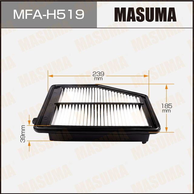 Воздушный фильтр Masuma. Артикул MFA-H519