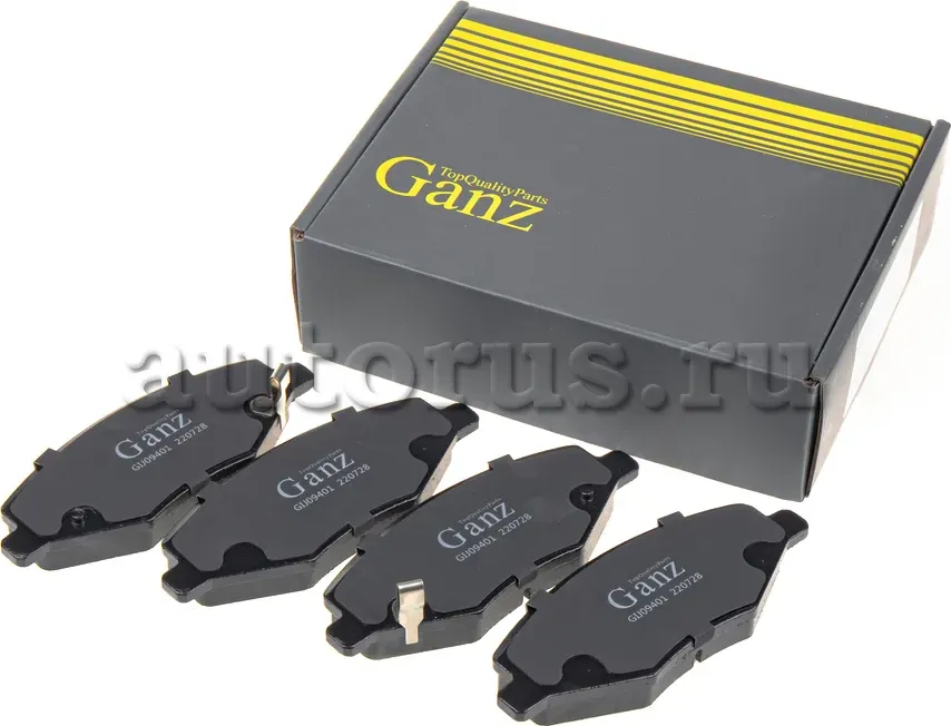 Колодки передние (Ganz). Артикул GIJ09401