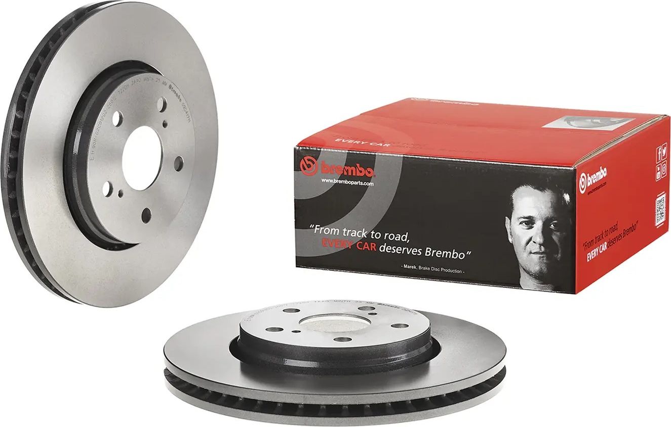 Тормозной диск Brembo PRIME LINE - UV Coated. Артикул 09.D417.11