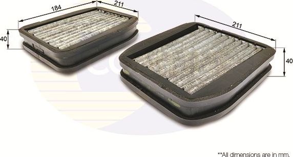 Салонный фильтр Comline. Артикул EKF135A