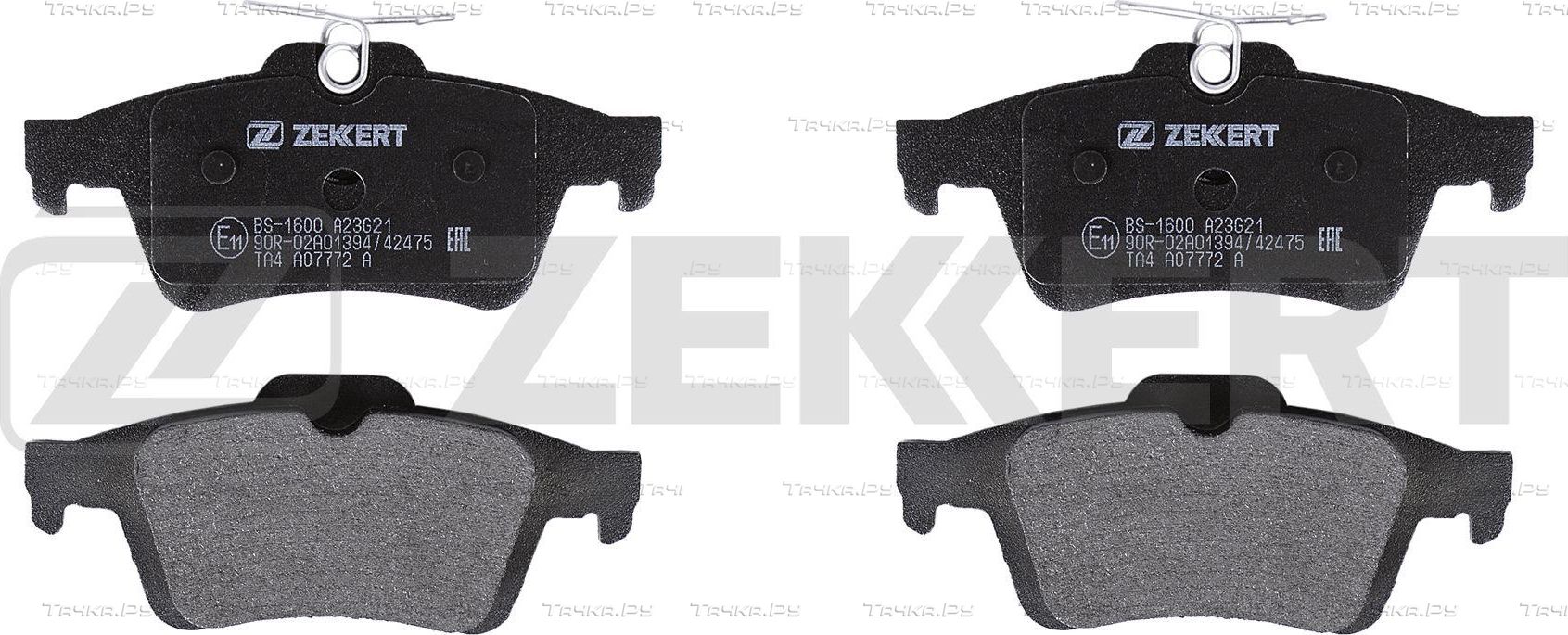 Тормозные колодки Zekkert задние для Cadillac BLS 2006-2009. Артикул BS-1600