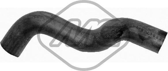 Патрубок радиатора (системы охлаждения) Metalcaucho. Артикул 09121