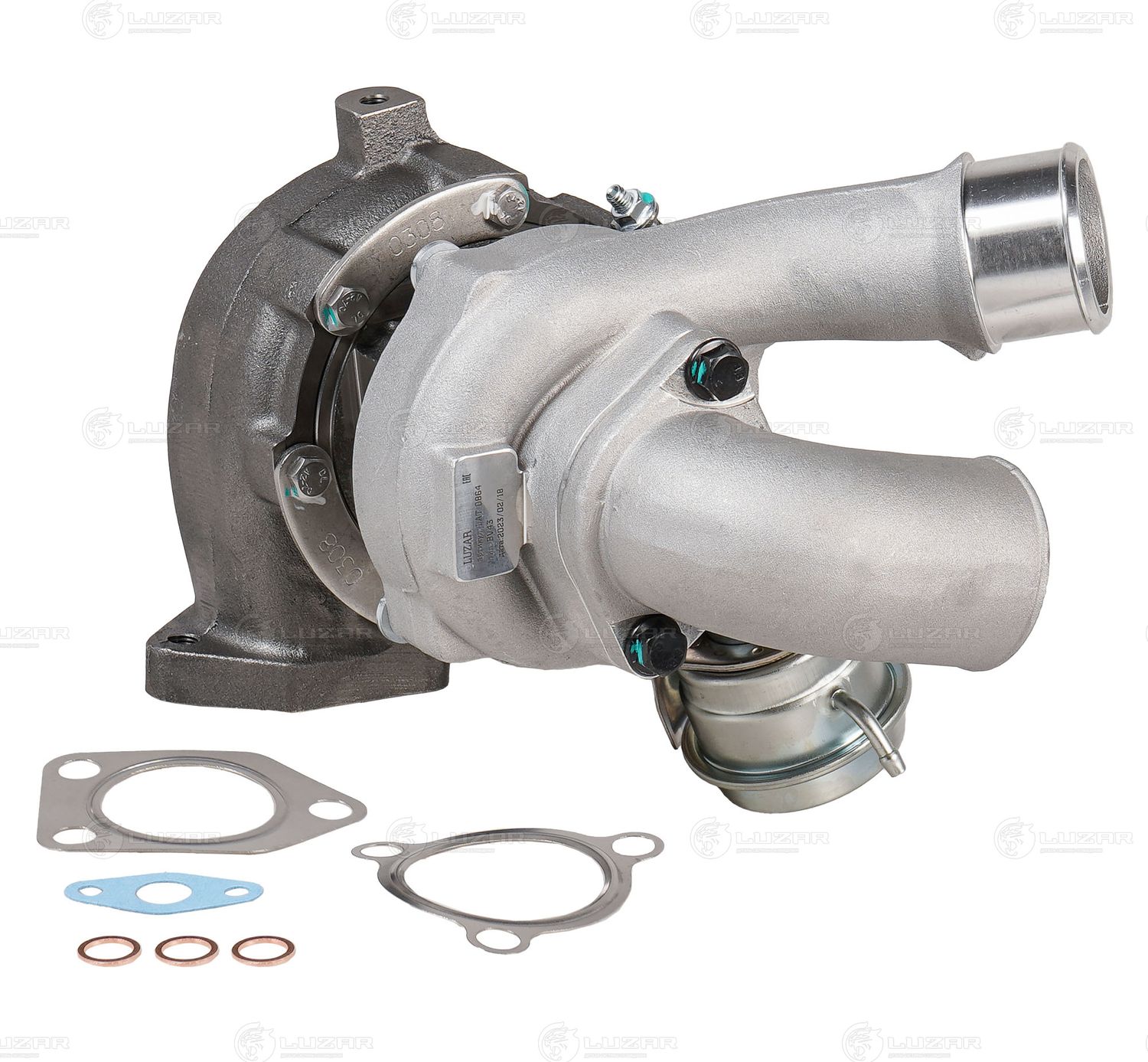 Турбокомпрессор для а м Hyundai H1 Starex (07-) 2.5D  D4CB  (тип BV43) (LAT 0864) Luzar. Артикул LAT 0864