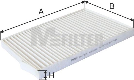 Салонный фильтр MFilter для Renault Koleos I 2008-2016. Артикул K 9129