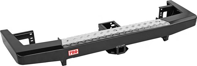 Бампер силовой РИФ задний с квадратом под фаркоп стандарт для УАЗ Патриот 2015-2026. Артикул RIF063-21200