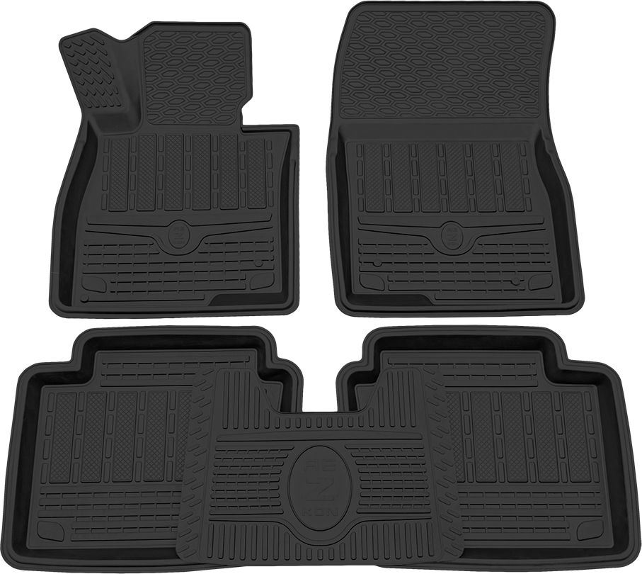 Коврики Rezkon резиновые для салона Mazda 6 III 2012-2026. Артикул 1023015200
