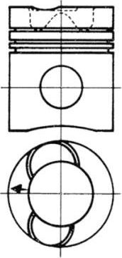 Поршневая група Kolbenschmidt. Артикул 90737600