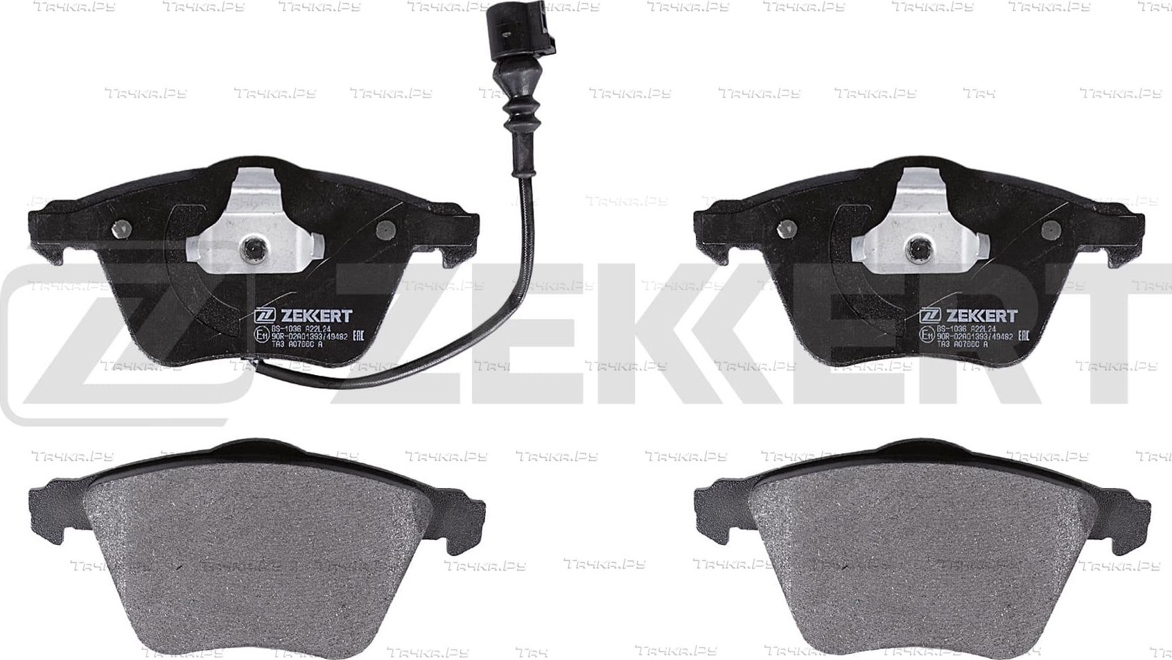 Тормозные колодки Zekkert. Артикул BS-1036
