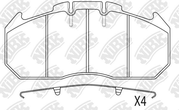 Тормозные колодки NiBK. Артикул PN0924
