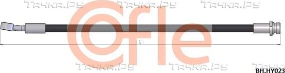 Тормозной шланг Cofle задний левый для Kia Sportage II 2004-2010. Артикул 92.BH.HY023