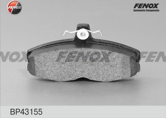 Тормозные колодки Fenox. Артикул BP43155