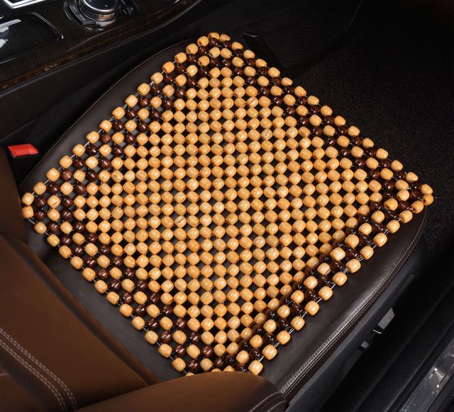 Накидка массажная PSV P2002 Pad деревянные косточки (Бежевый). Артикул 132721