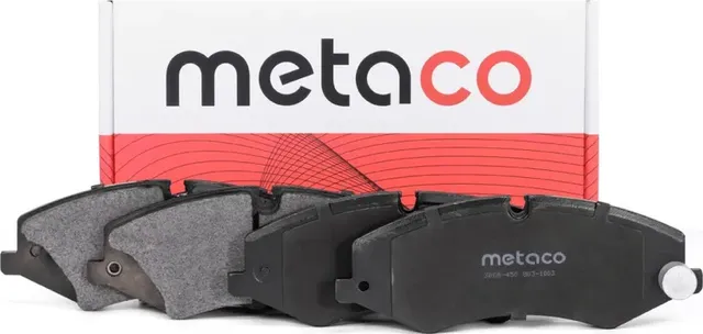 Колодки тормозные передние к-кт (Metaco). Артикул 3000450