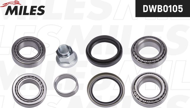 Ступичный подшипник (комплект) Miles. Артикул DWB0105