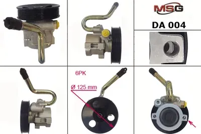 Насос ГУР новый Daewoo Nubira 2002 (MSG). Артикул DA004