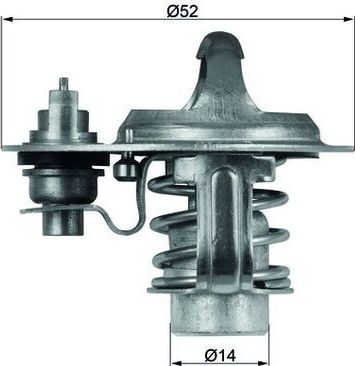 Термостат Mahle Behr для Ford Ranger I 2002-2004. Артикул TX 76 88D