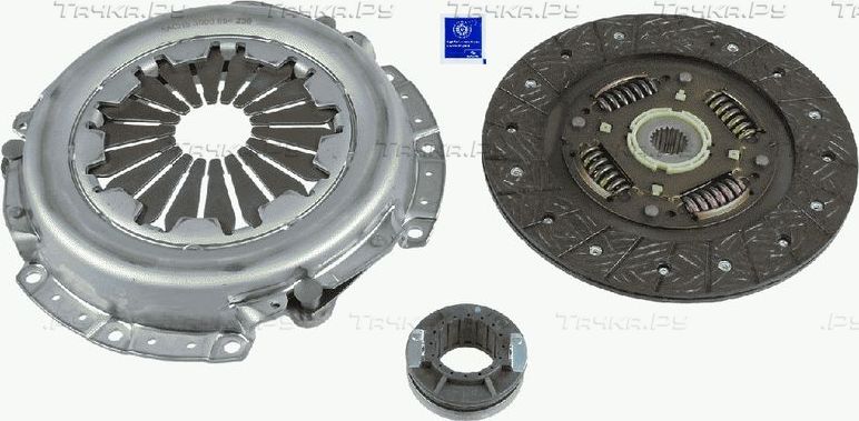 Сцепление (комплект) SACHS для Hyundai Getz I 2002-2009. Артикул 3000 954 230