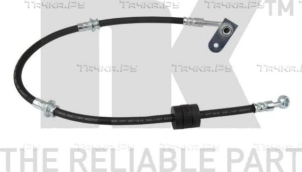 Тормозной шланг NK передний левый для Suzuki Grand Vitara II 1998-2005. Артикул 855219