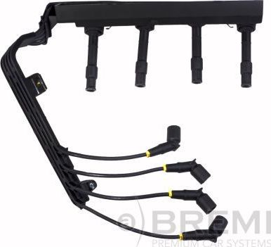 Высоковольтные провода (провода зажигания) (комплект) Bremi для BMW Z3 I 1995-1999. Артикул 281/100